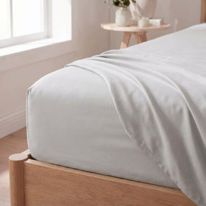 English Elm 4-Piece Bamboo Rayon Sheet Set Hypoallergenic Cooling Silky Soft Bedding for Twin XL Pewter B047P538296