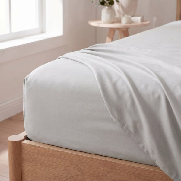 English Elm 4-Piece Bamboo Rayon Sheet Set Hypoallergenic Cooling Silky Soft Bedding for Twin XL Pewter B047P538296