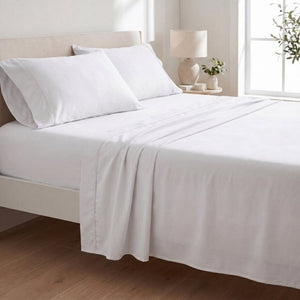 English Elm 4-Piece Bamboo Rayon Twin XL Sheet Set Cooling Hypoallergenic Soft Breathable Bedding B047P538307