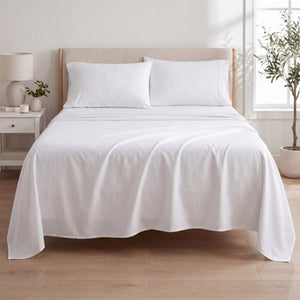 English Elm 4-Piece Bamboo Rayon Twin XL Sheet Set Cooling Hypoallergenic Soft Breathable Bedding B047P538307