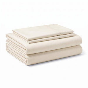 English Elm 5-Piece Split California King Rayon Sheet Set for Cool Breathable Hypoallergenic Sleep Cream Bamboo, Microfiber B047P538328