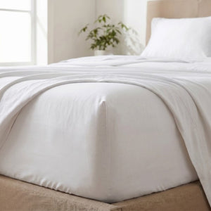 English Elm 5-Piece Microfiber Bamboo Hypoallergenic Split King Sheet Set for Cool Restful Sleep White B047P539864