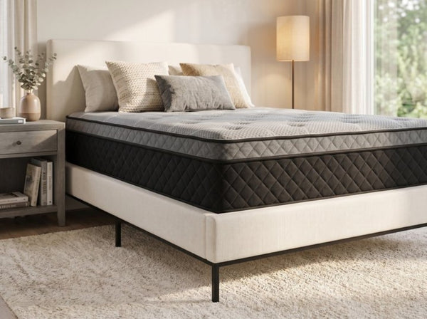 English Elm Hybrid 12 Inch Gel Foam Pocketed Coil Twin XL Mattress for Cool Pressure Relief Sleep B047P540431