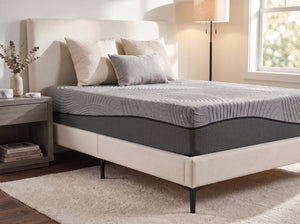 English Elm Premium Gel Memory Foam Mattress with Plush Layered Support and Cooling Airflow Design B047P543456