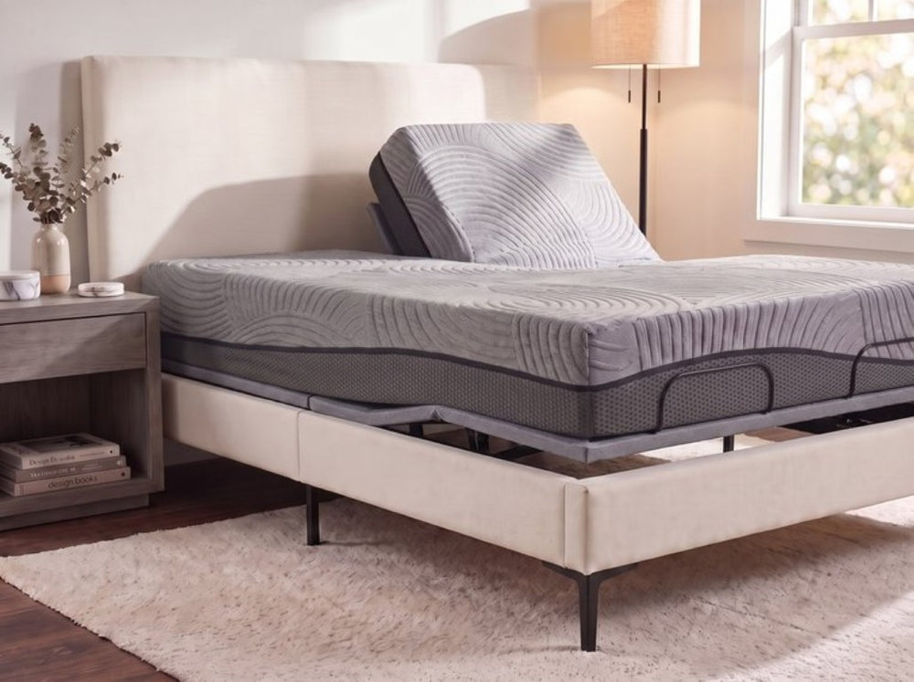 English Elm Premium Split Head Queen Mattress with Cooling Gel Foam Layers for Adjustable Bases B047P543474