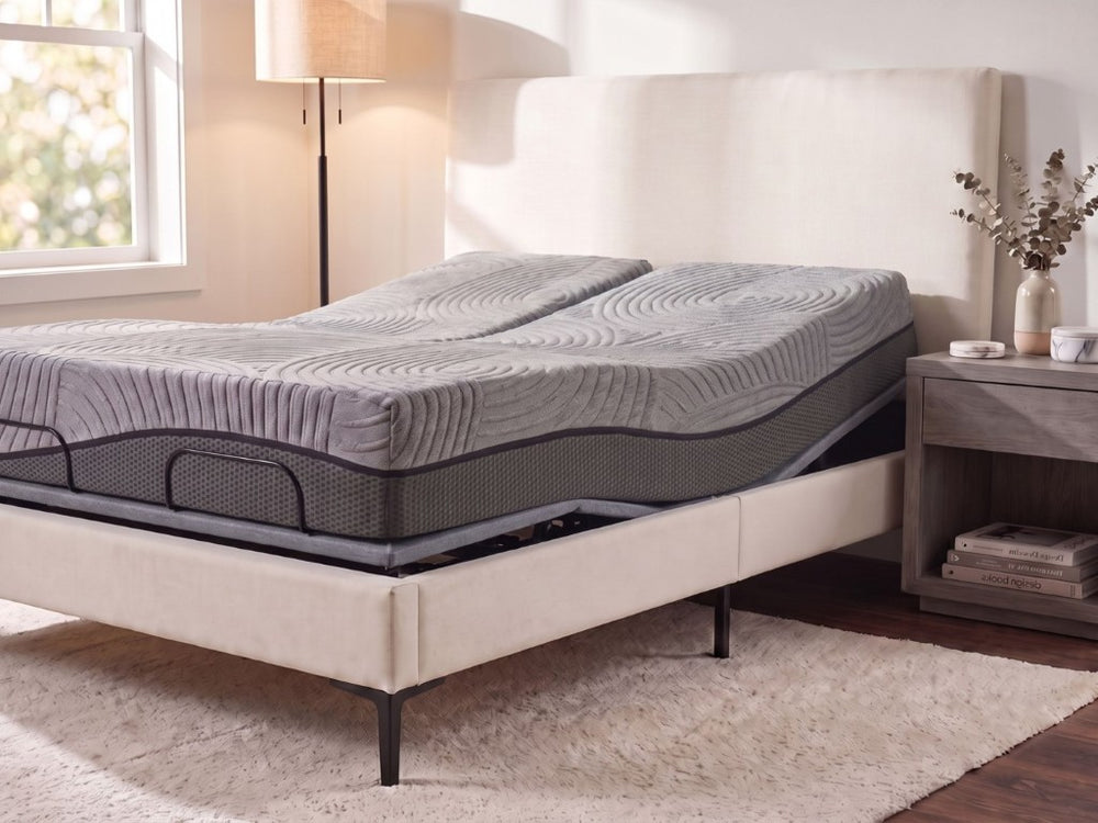 English Elm Premium Split Head Queen Mattress with Cooling Gel Foam Layers for Adjustable Bases B047P543474