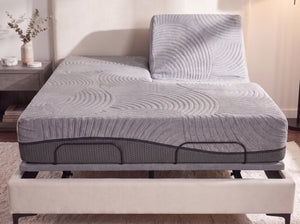 English Elm Premium Split Head Queen Mattress with Cooling Gel Foam Layers for Adjustable Bases B047P543474