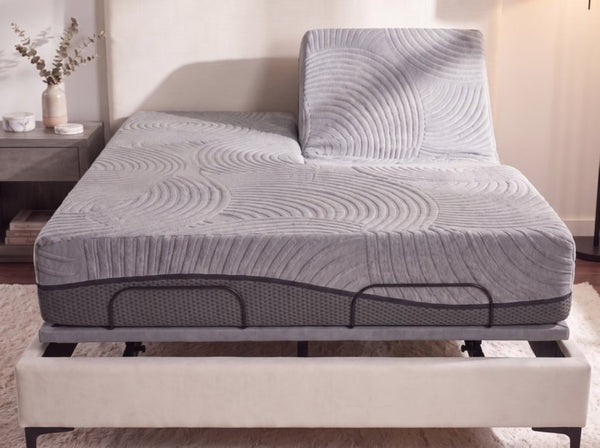 English Elm Premium Split Head Queen Mattress with Cooling Gel Foam Layers for Adjustable Bases B047P543474