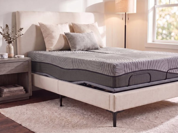 English Elm Premium Split Head Queen Mattress with Cooling Gel Foam Layers for Adjustable Bases B047P543474