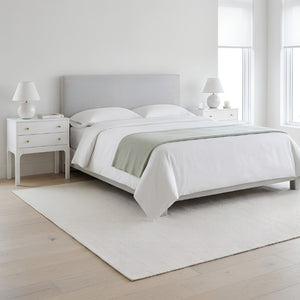 English Elm Alonso Two Drawer Nightstand White Lacquer Finish with Gold Tone Hardware Bedroom B050P544102