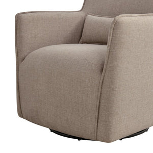 English Elm Ayla Swivel Lounge Chair Polyester Weave Coil Support Tailored Flange Living Room B050P593087