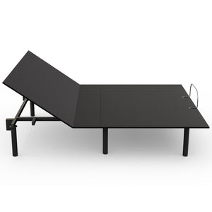 English Elm Essential Motorized Adjustable Bed Base with Head Incline and Wired Remote Control B051P205212
