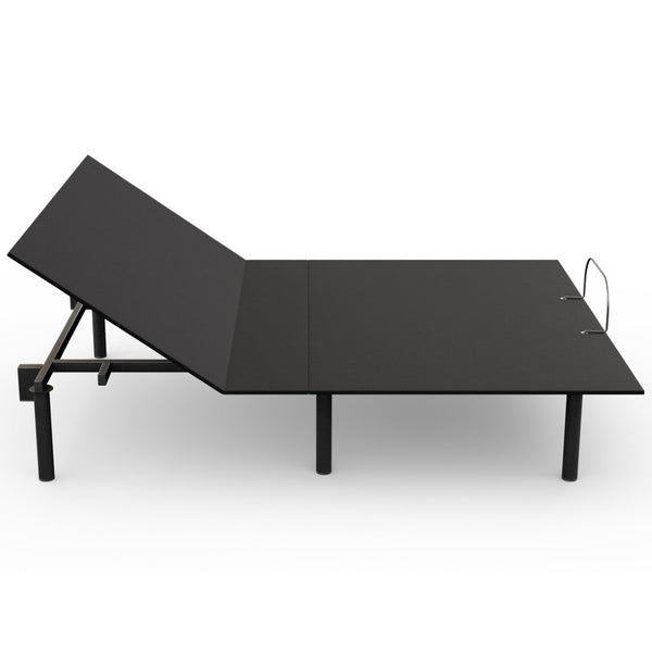 English Elm Essential Motorized Adjustable Bed Base with Head Incline and Wired Remote Control B051P205212