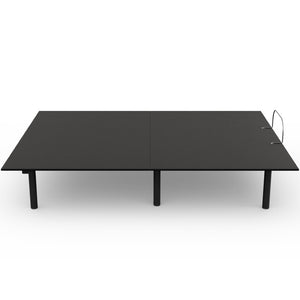 English Elm Essential Motorized Adjustable Bed Base with Head Incline and Wired Remote Control B051P205212