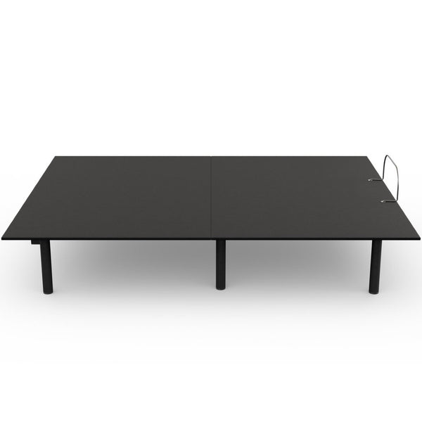 English Elm Essential Motorized Adjustable Bed Base with Head Incline and Wired Remote Control B051P205212