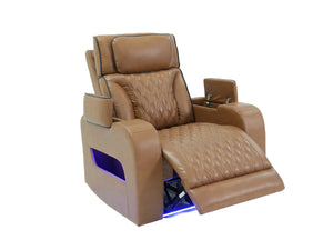 English Elm Jazz Power Reclining Living Room Set with Led Lighting Bluetooth and Wireless Charging B061S00975