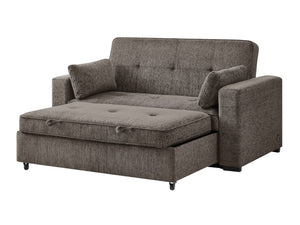 English Elm Arnold Chenille Sleeper Sofa with Memory Foam Pull-out Bed and Usb Charging Ports B061S00988