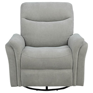 English Elm Beacon Power Swivel Recliner with USB Charging Plush Foam Ivory Fabric Lounge Chair B062P507806