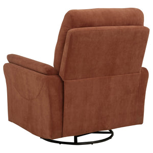 English Elm Beacon Power Swivel Recliner with USB Charging Plush Foam Seat for Modern Living B062P507807