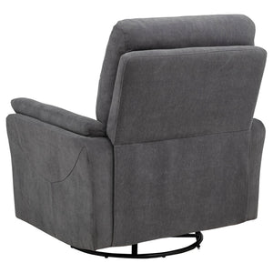 English Elm Beacon Power Swivel Recliner with USB Charging Plush Foam Seat Modern Living B062P507808