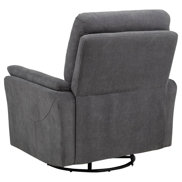 English Elm Beacon Power Swivel Recliner with USB Charging Plush Foam Seat Modern Living B062P507808