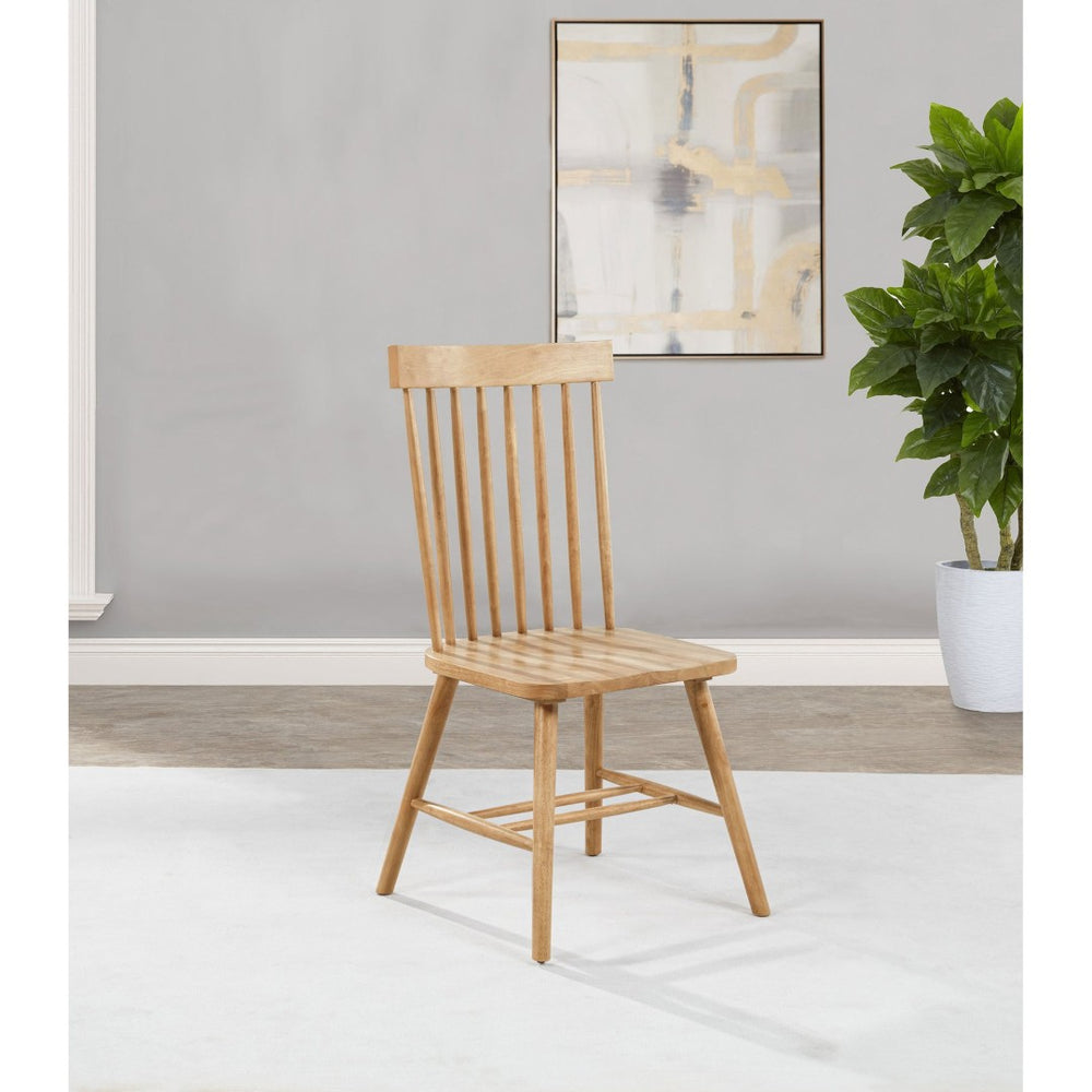 English Elm Calloway Windsor Spindle Back Wood Dining Chairs Farmhouse Set of Two for Casual Spaces Light Ash B062P507847