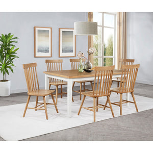 English Elm Calloway Windsor Spindle Back Wood Dining Chairs Farmhouse Set of Two for Casual Spaces Light Ash B062P507847