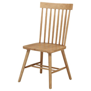 English Elm Calloway Windsor Spindle Back Wood Dining Chairs Farmhouse Set of Two for Casual Spaces Light Ash B062P507847