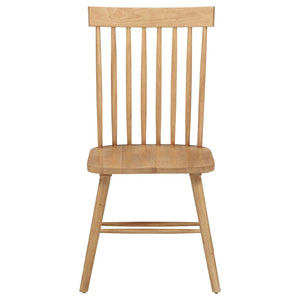 English Elm Calloway Windsor Spindle Back Wood Dining Chairs Farmhouse Set of Two for Casual Spaces Light Ash B062P507847
