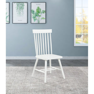 English Elm Calloway Windsor Spindle Back Wood Dining Chairs Farmhouse Set of Two for Casual Spaces White B062P507848