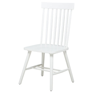 English Elm Calloway Windsor Spindle Back Wood Dining Chairs Farmhouse Set of Two for Casual Spaces White B062P507848