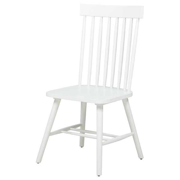 English Elm Calloway Windsor Spindle Back Wood Dining Chairs Farmhouse Set of Two for Casual Spaces White B062P507848