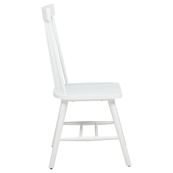 English Elm Calloway Windsor Spindle Back Wood Dining Chairs Farmhouse Set of Two for Casual Spaces White B062P507848