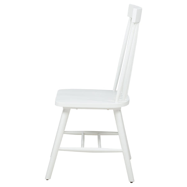 English Elm Calloway Windsor Spindle Back Wood Dining Chairs Farmhouse Set of Two for Casual Spaces White B062P507848