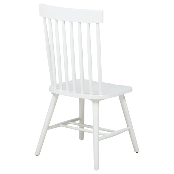 English Elm Calloway Windsor Spindle Back Wood Dining Chairs Farmhouse Set of Two for Casual Spaces White B062P507848