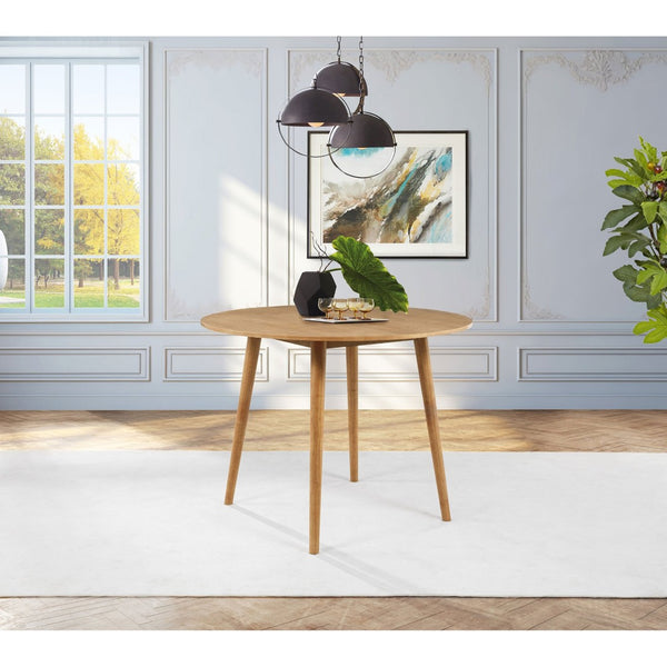 English Elm Waverly Round Counter Height Dining Table Ash Veneer Tapered Legs Modern Kitchen B062P507867