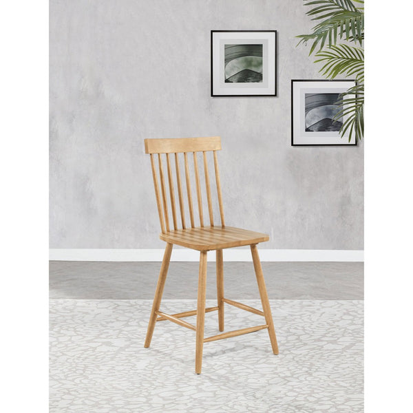 English Elm Waverly Windsor Spindle Back Counter Chairs Solid Wood Farmhouse Kitchen Set of Two Light Ash B062P507868