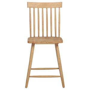 English Elm Waverly Windsor Spindle Back Counter Chairs Solid Wood Farmhouse Kitchen Set of Two Light Ash B062P507868