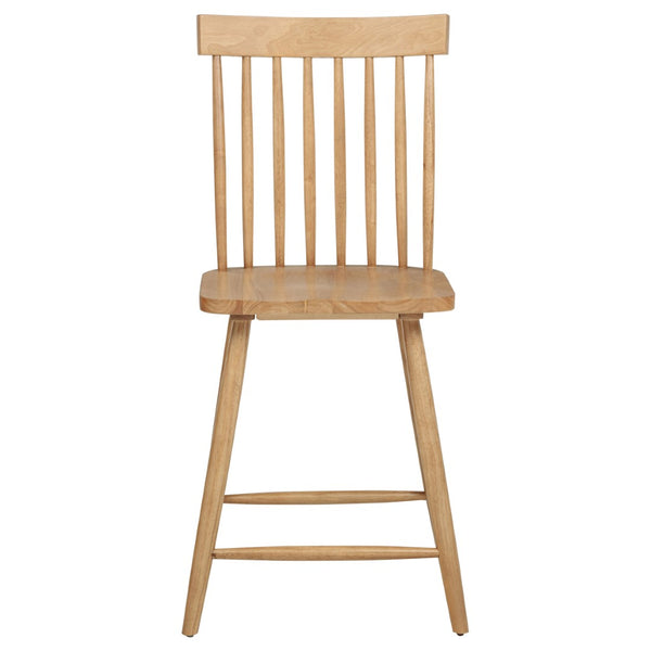English Elm Waverly Windsor Spindle Back Counter Chairs Solid Wood Farmhouse Kitchen Set of Two Light Ash B062P507868
