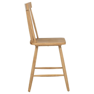 English Elm Waverly Windsor Spindle Back Counter Chairs Solid Wood Farmhouse Kitchen Set of Two Light Ash B062P507868