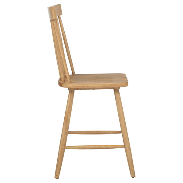 English Elm Waverly Windsor Spindle Back Counter Chairs Solid Wood Farmhouse Kitchen Set of Two Light Ash B062P507868