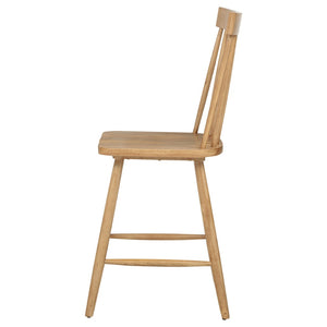 English Elm Waverly Windsor Spindle Back Counter Chairs Solid Wood Farmhouse Kitchen Set of Two Light Ash B062P507868