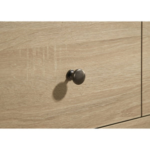 English Elm Merritt Six Drawer Oak Dresser with Dovetail Joinery and Antique Nickel Hardware B062P509615