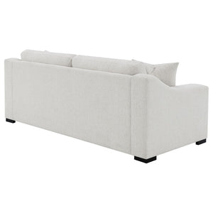 English Elm Chelan Beige Fabric Sofa with Track Arms and Pocket Coil Cushions for Modern Living B062P509657