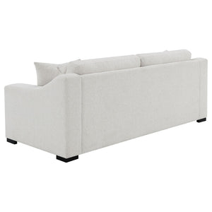 English Elm Chelan Beige Fabric Sofa with Track Arms and Pocket Coil Cushions for Modern Living B062P509657