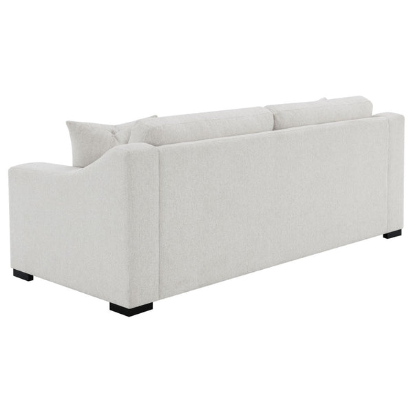 English Elm Chelan Beige Fabric Sofa with Track Arms and Pocket Coil Cushions for Modern Living B062P509657