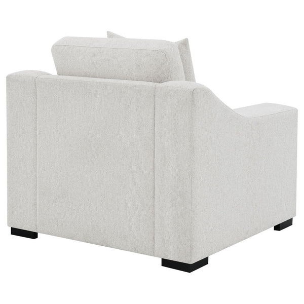 English Elm Chelan Sand Fabric Accent Chair with Pocket Coil Cushions for Living Room Comfort B062P509659