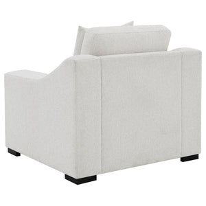 English Elm Chelan Sand Fabric Accent Chair with Pocket Coil Cushions for Living Room Comfort B062P509659