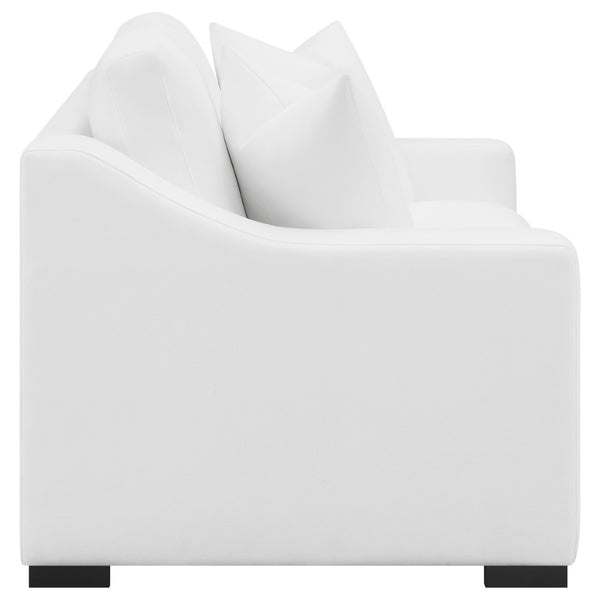 English Elm Chelan Textured Fabric Compact Loveseat with Pocket Coil Support for Apartment Living B062P509666