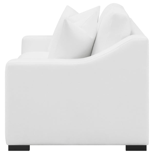 English Elm Chelan Textured Fabric Compact Loveseat with Pocket Coil Support for Apartment Living B062P509666